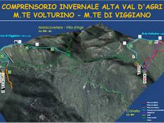 Plan des pistes Monte Volturino
