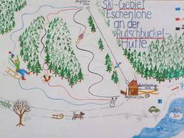 Plan des pistes Auf der Rieder – Eschenlohe