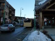 Un skibus à Les Deux Alpes