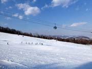 Piste facile et large de descente en vallée Kitanomne Zone