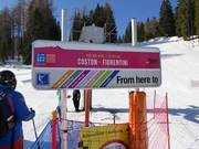 Signalisation dans le domaine skiable Folgaria/Fiorentini