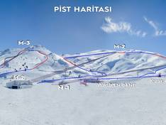 Plan des pistes Denizli – Tavas