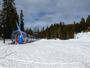 Espace d'entraînement avec tapis roulant au Skalspasset