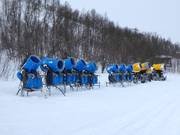 Enneigement dans le domaine skiable Tänndalen