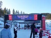 Affichages numériques à l'entrée