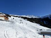 Vue sur le domaine skiable Hochzeiger