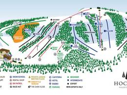 Plan des pistes Hockley Valley