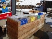 Tri des déchets dans la station de ski Treble Cone