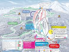 Plan des pistes Shirakaba Kogen