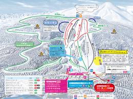 Plan des pistes Shirakaba Kogen