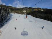 Piste fraîchement préparée à Flachauwinkl