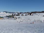 Vue sur les cottages Savin Kuk