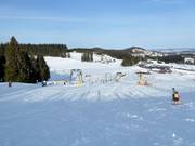 Des pistes larges et faciles dominent aux Schwärzenliften.