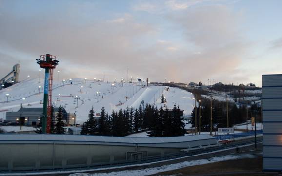 Région de Calgary: Taille des domaines skiables – Taille Canada Olympic Park – Calgary