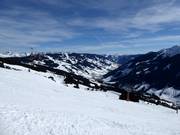 Vue sur la vallée de Glemm en direction de Maishofen