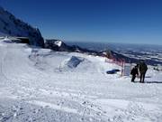 Piste de tubing à la station supérieure