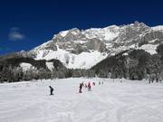 Piste facile au téléski Bergkristall