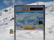 Plan des pistes à Nendaz