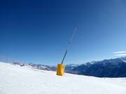 Enneigement par canons à Crans-Montana