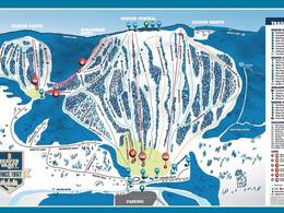 Plan des pistes Beaver Valley Ski Club