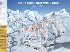 Plan des pistes Jikepulin – Hemu