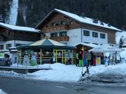 Bar Seitensprung à la station inférieure du Grasjoch-/Valiserabahn