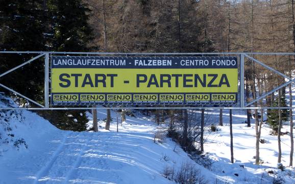 Ski nordique Alpes du Val Sarentino (Sarntaler Alpen) – Ski nordique Meran 2000 (Merano 2000)