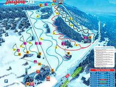 Plan des pistes Hawrań – Jurgów