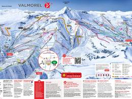 Plan des pistes Le Grand Domaine – Valmorel/Doucy/Celliers/St François Longchamp