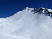 Pentes de poudreuse au Piz Nair