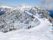 Vue sur la piste Forcella-Bombasel