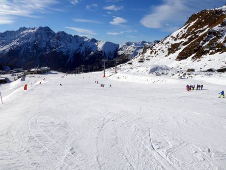 Domaines skiables pour les débutants dans le Tiroler Oberland (région) – Débutants Ischgl/Samnaun – Silvretta Arena