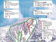 Plan des pistes Canmore Ski Village – Higashikawa