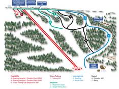 Plan des pistes Eagle Rock