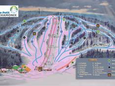 Plan des pistes Le Petit Chamonix