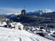 Dorfbahn Königsleiten I - 8 places | Télécabine avec sièges chauffants (monocâble à mouvement unidirectionnel)