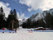 Descente jusqu'à la vallée vers Argentière
