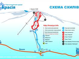 Plan des pistes Krasiya