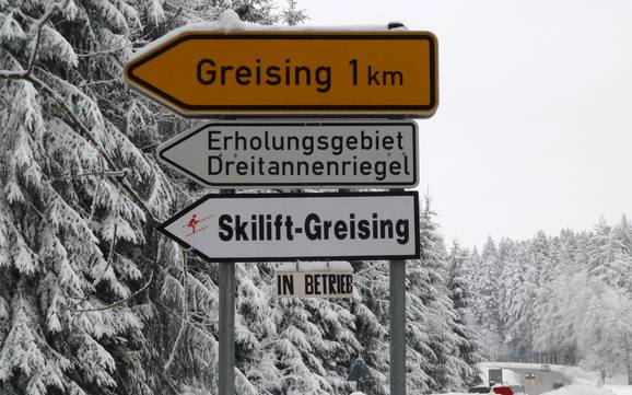 Deggendorfer Land: Évaluations des domaines skiables – Évaluation Greising – Deggendorf