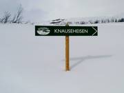 Signalisation des pistes à Beitostølen