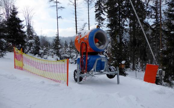 Fiabilité de l'enneigement Beskides de Silésie – Fiabilité de l'enneigement Szczyrk Mountain Resort