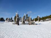 Aire de jeux Askes Lekpark dans le domaine skiable d’Idre Fjäll