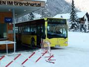 Bus de ski dans le Brandnertal