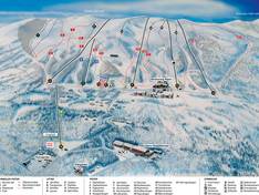 Plan des pistes Trillevallen