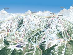 Plan des pistes Grand Targhee