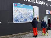 Panneau d'information à la station de vallée à Ochsengarten