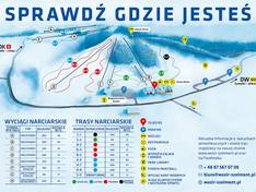 Plan des pistes Szelment