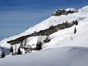 Vue sur la zone de freeride Loser