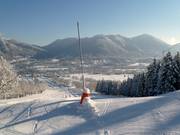 Enneigement par canons à neige à Wegscheid