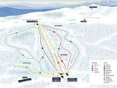 Plan des pistes Kongsberg (Skimore)